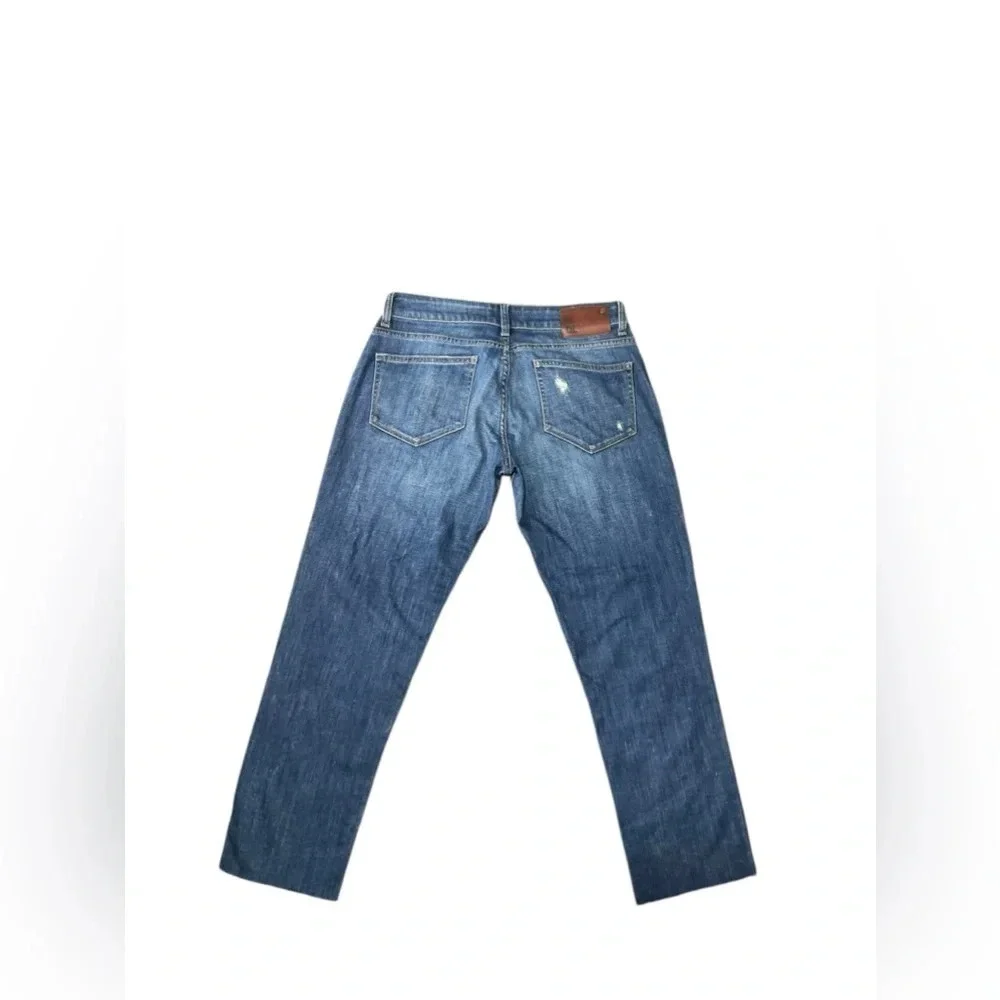 DL1961 Women's Blue  Smart Denim Riley Boyfriend Relaxed Jeans 25